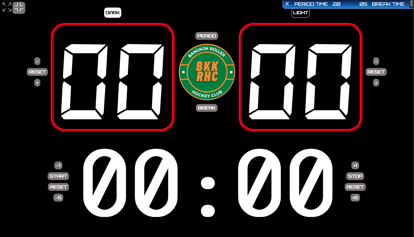 image the the sports timer website